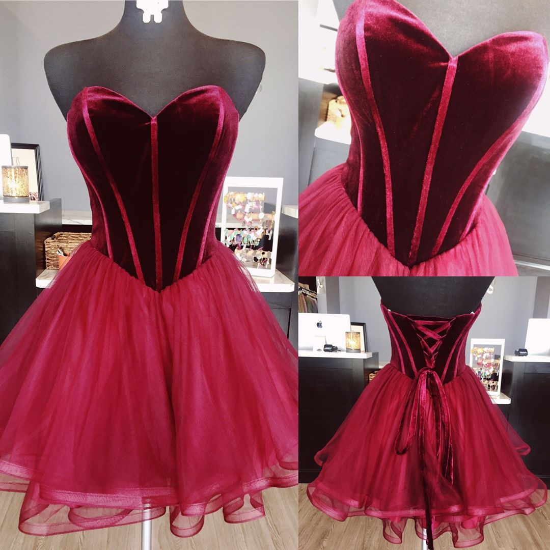 velvet graduation dress